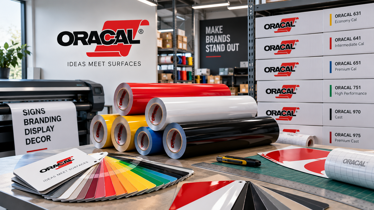 Oracal оптом: яку серію вибрати для рекламного виробництва