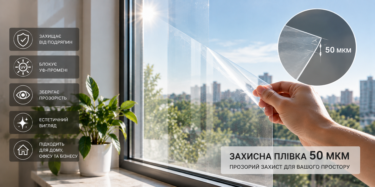 Захисна плівка 50 мкм: застосування, особливості та вибір
