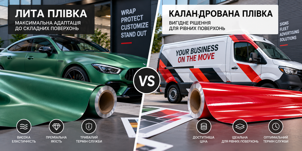 Лита та каландрована плівка: у чому різниця