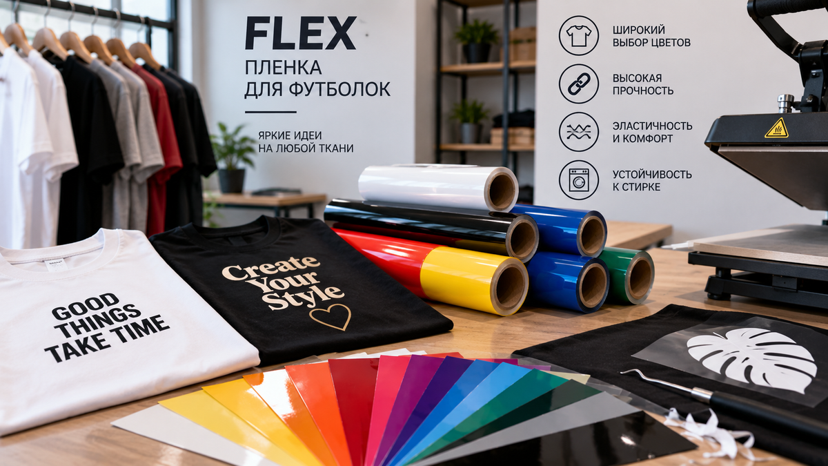 FLEX-пленка для футболок: как выбрать