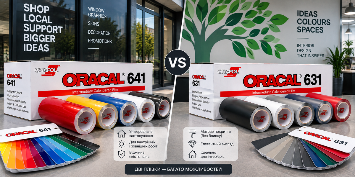 Oracal 641 чи 631: яку плівку вибрати