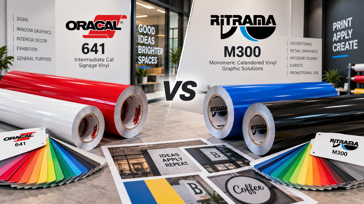 Oracal 641 чи Ritrama M300: яку плівку вибрати