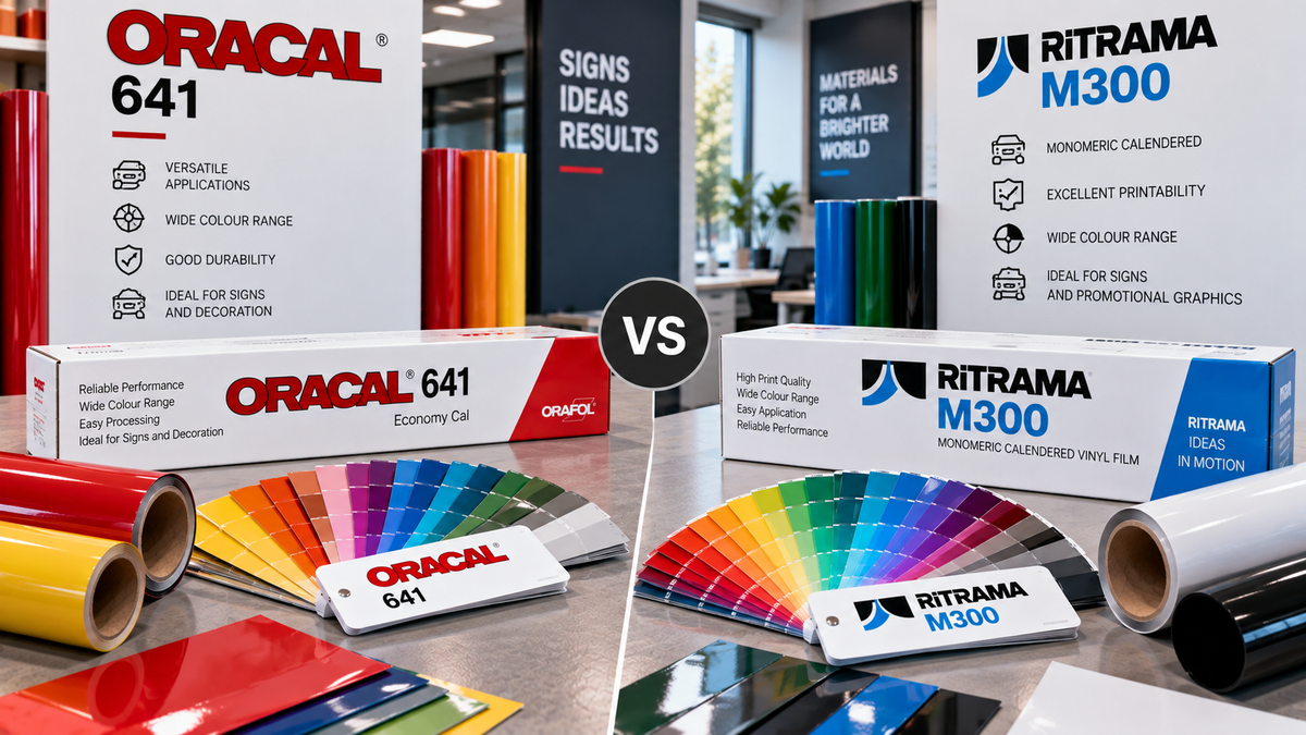Oracal 641 или Ritrama M300: что выбрать