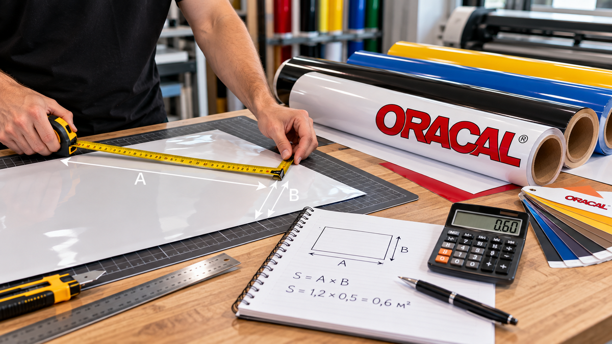 Як розрахувати кількість Oracal для роботи: розрахунок плівки перед покупкою